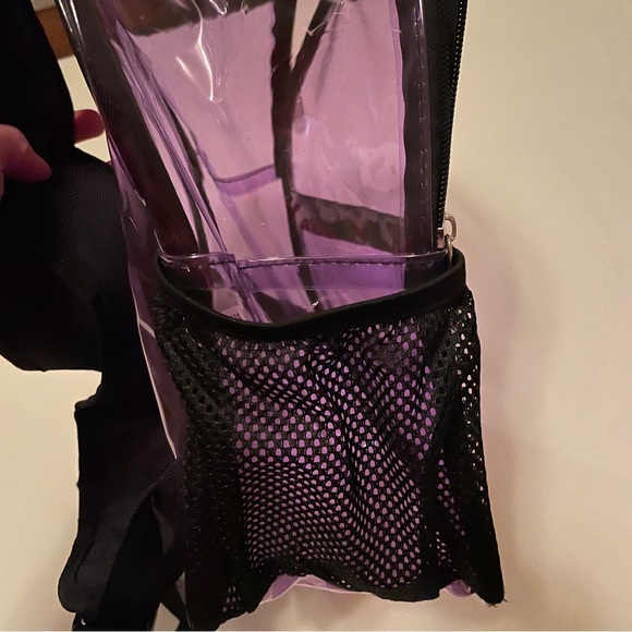 Clear Back Pack with purple tint - Picture 5 of 5